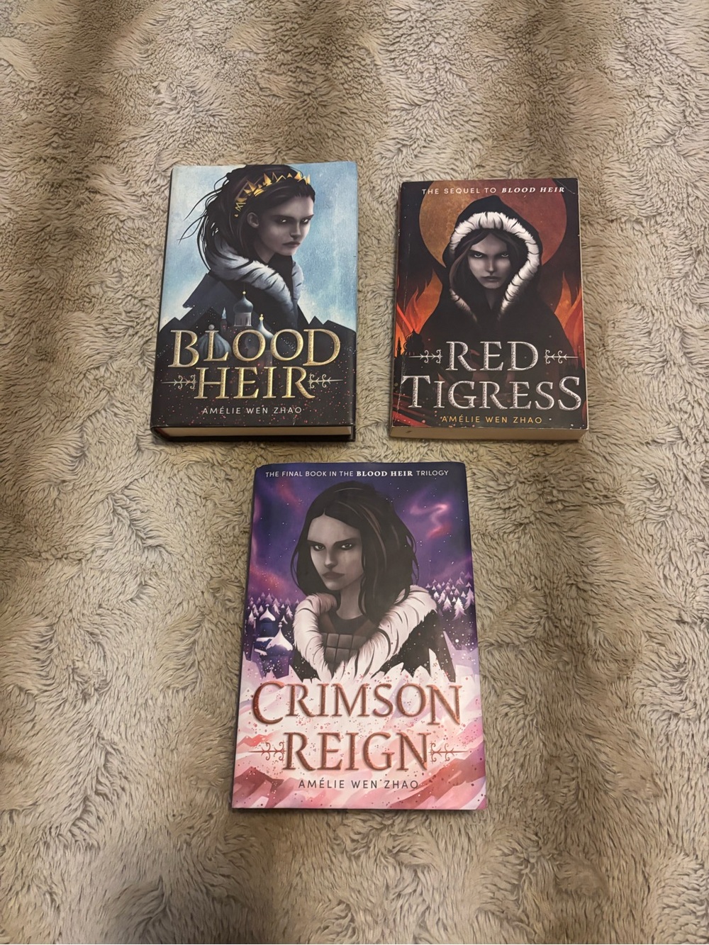 The blood heir trilogy by Amelie wen Zhao